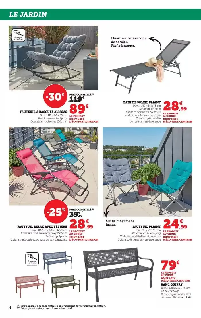 Le plein air a prix bas du 25 mars au 6 avril 2025 - Catalogue page 4