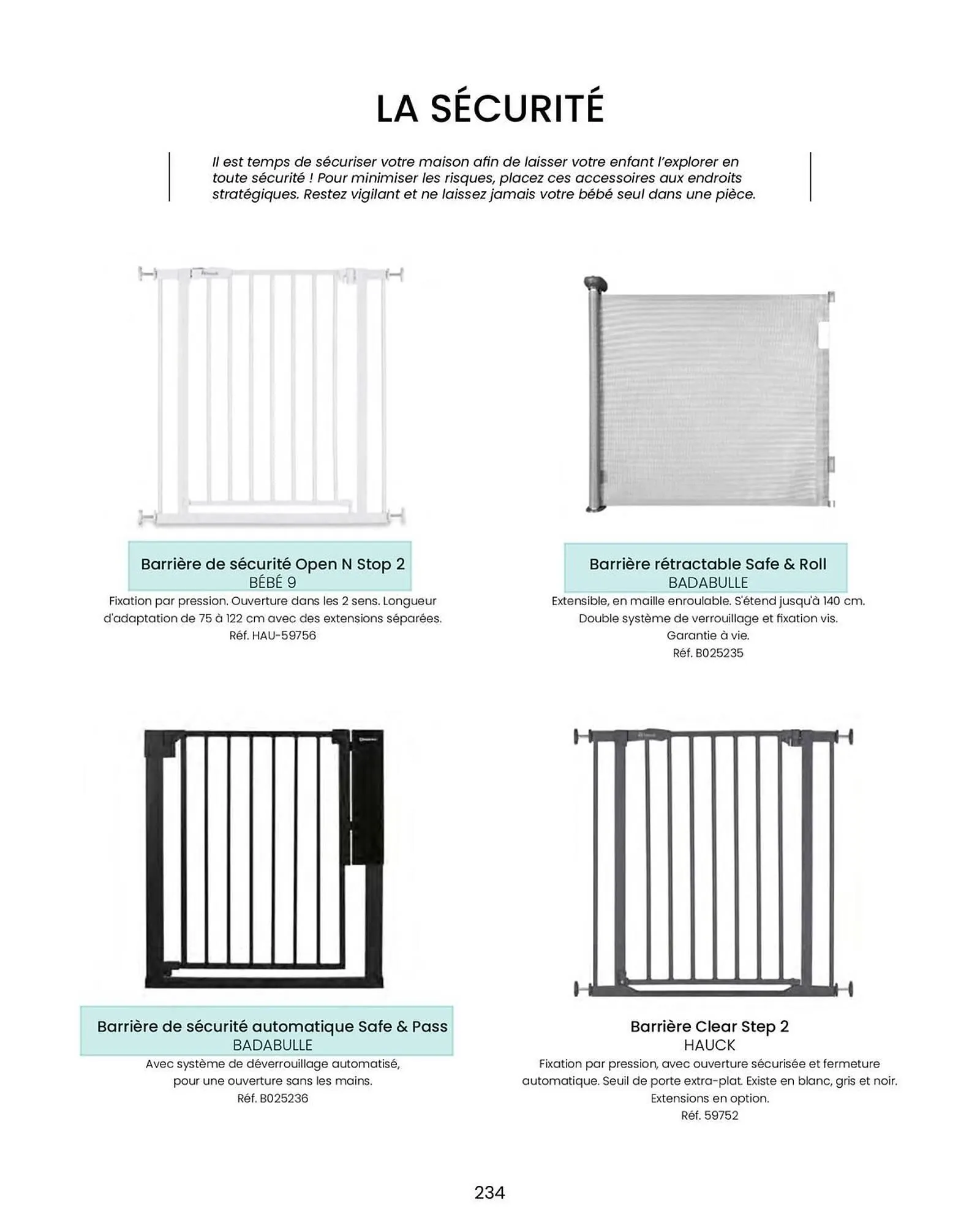 Catalogue Bébé 9 du 14 août au 31 décembre 2026 - Catalogue page 236