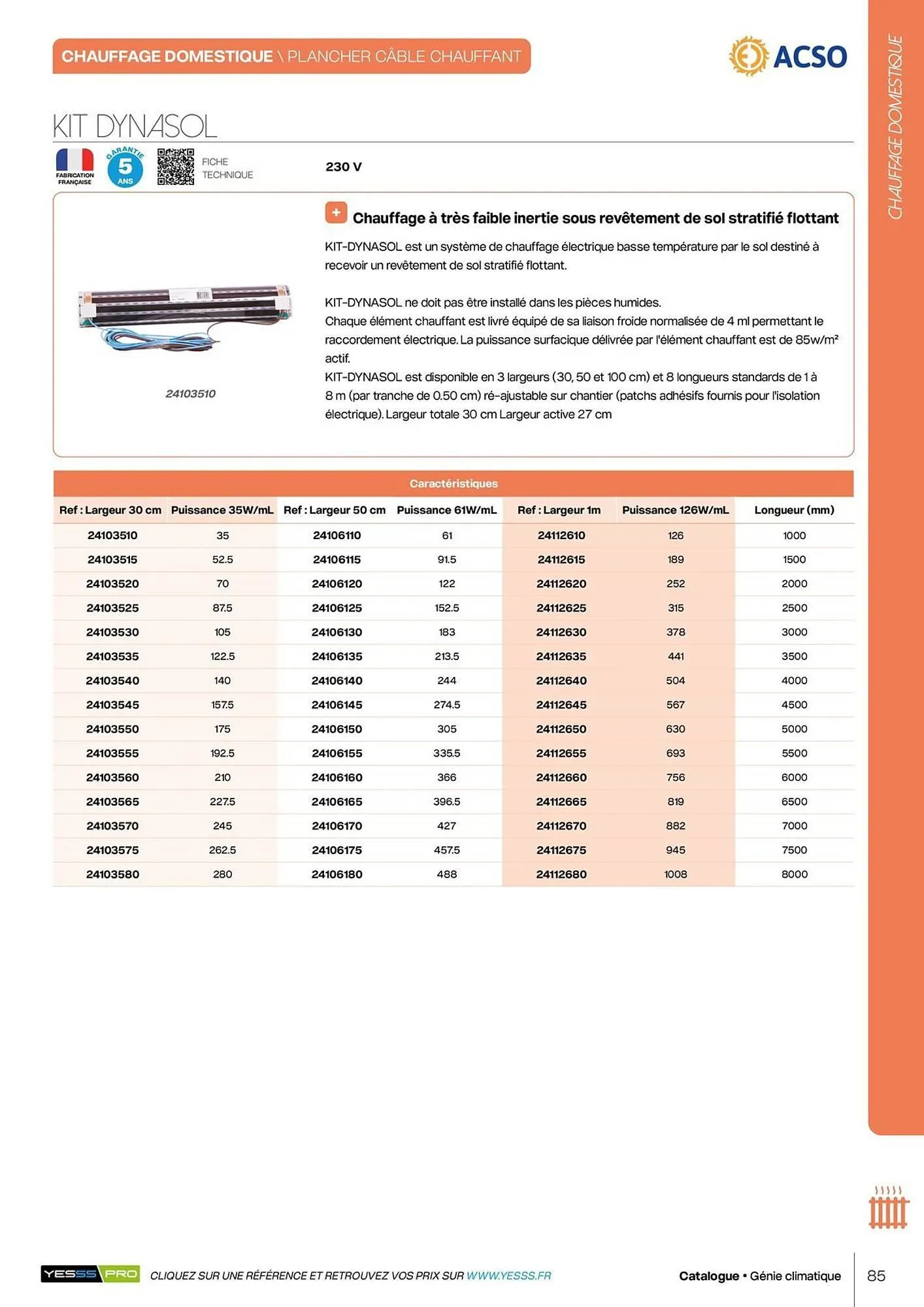 Catalogue Yesss electrique du 14 octobre au 31 décembre 2026 - Catalogue page 87