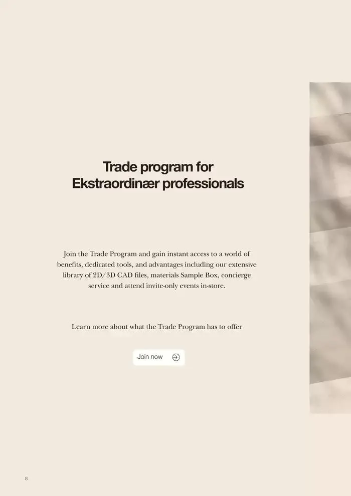 C O N T R A C T L O O K B O O K du 7 janvier au 31 décembre 2025 - Catalogue page 8