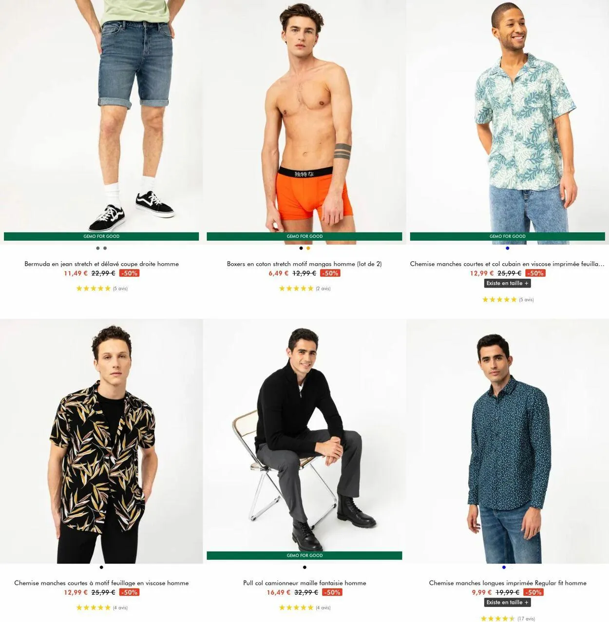 Gémo Catalogue actuel du 24 juillet au 6 août 2024 - Catalogue page 10