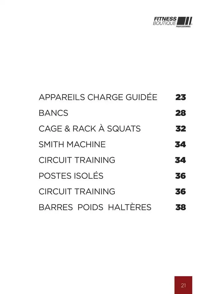 GAMME PROFESSIONNELLE 2025-2026 du 27 mars au 28 février 2026 - Catalogue page 21