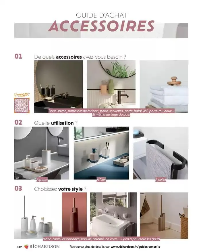 SALLE DE DE BAINS ET CARRELAGE 2025 du 11 avril au 31 décembre 2025 - Catalogue page 314