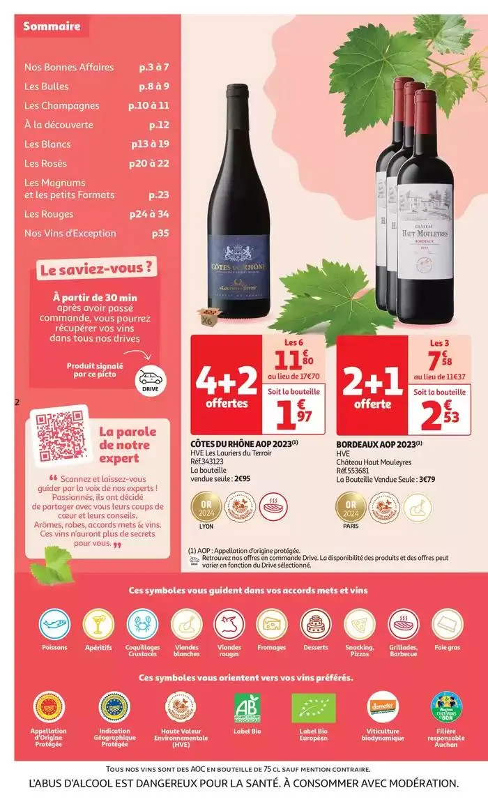 Foire aux vins : une sélection à prix modérés du 1 avril au 13 avril 2025 - Catalogue page 2