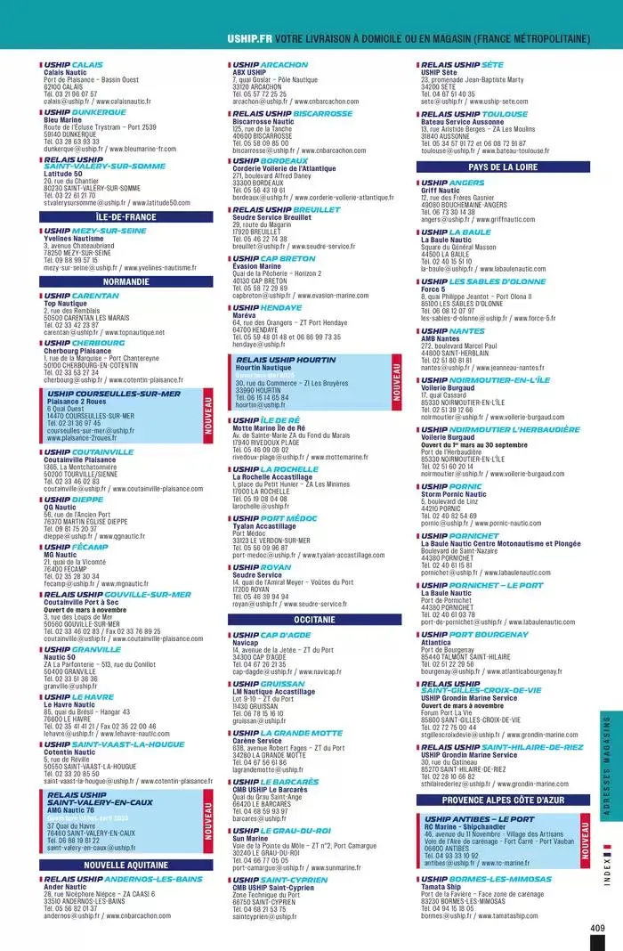 Navigue  du 24 février au 31 décembre 2025 - Catalogue page 409