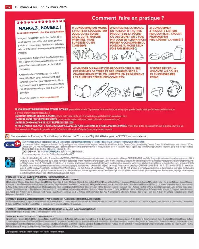 PRODUITS LAITIERS & VÉGÉTAUX du 4 mars au 17 mars 2025 - Catalogue page 54