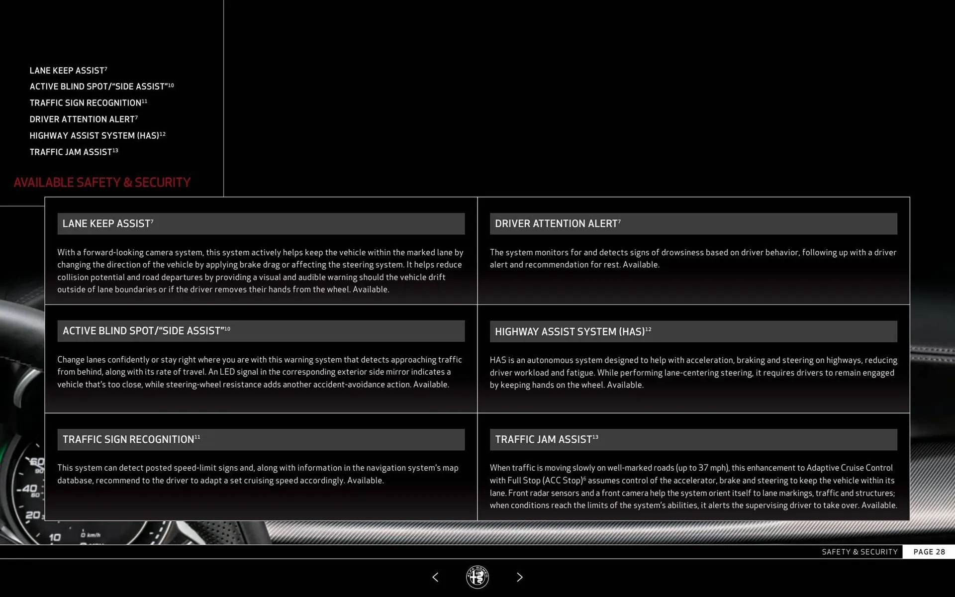 Catalogue Alfa Romeo du 18 mai au 31 décembre 2023 - Catalogue page 28