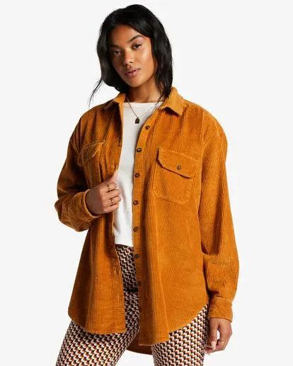 So Stoked Cord - Haut manches longues pour Femme