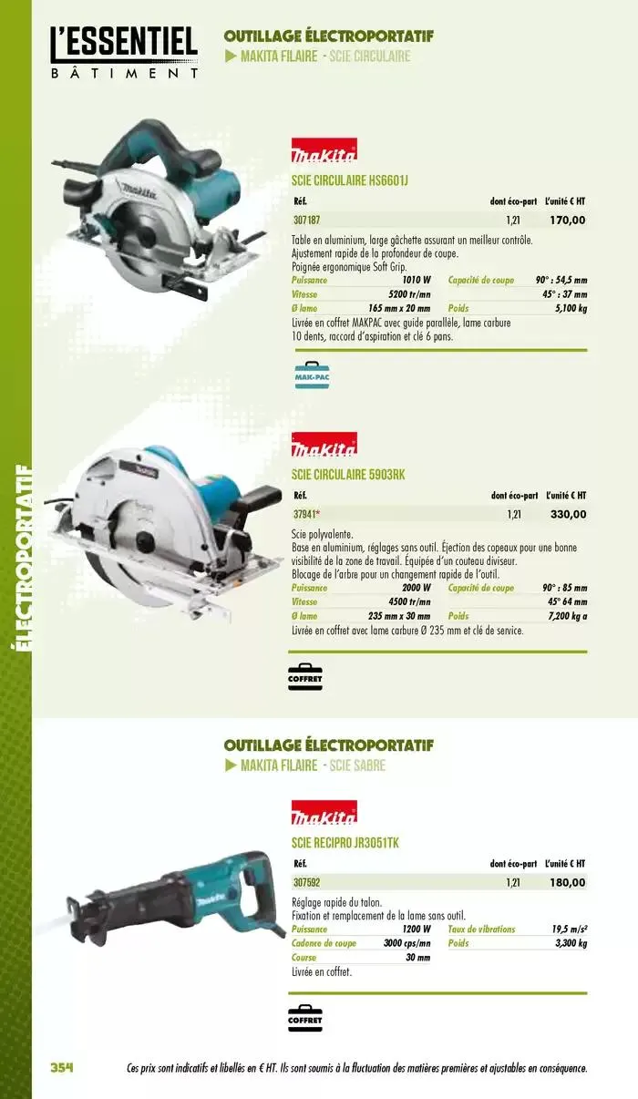 Essentiel Batiment 2025 du 3 janvier au 31 décembre 2025 - Catalogue page 356