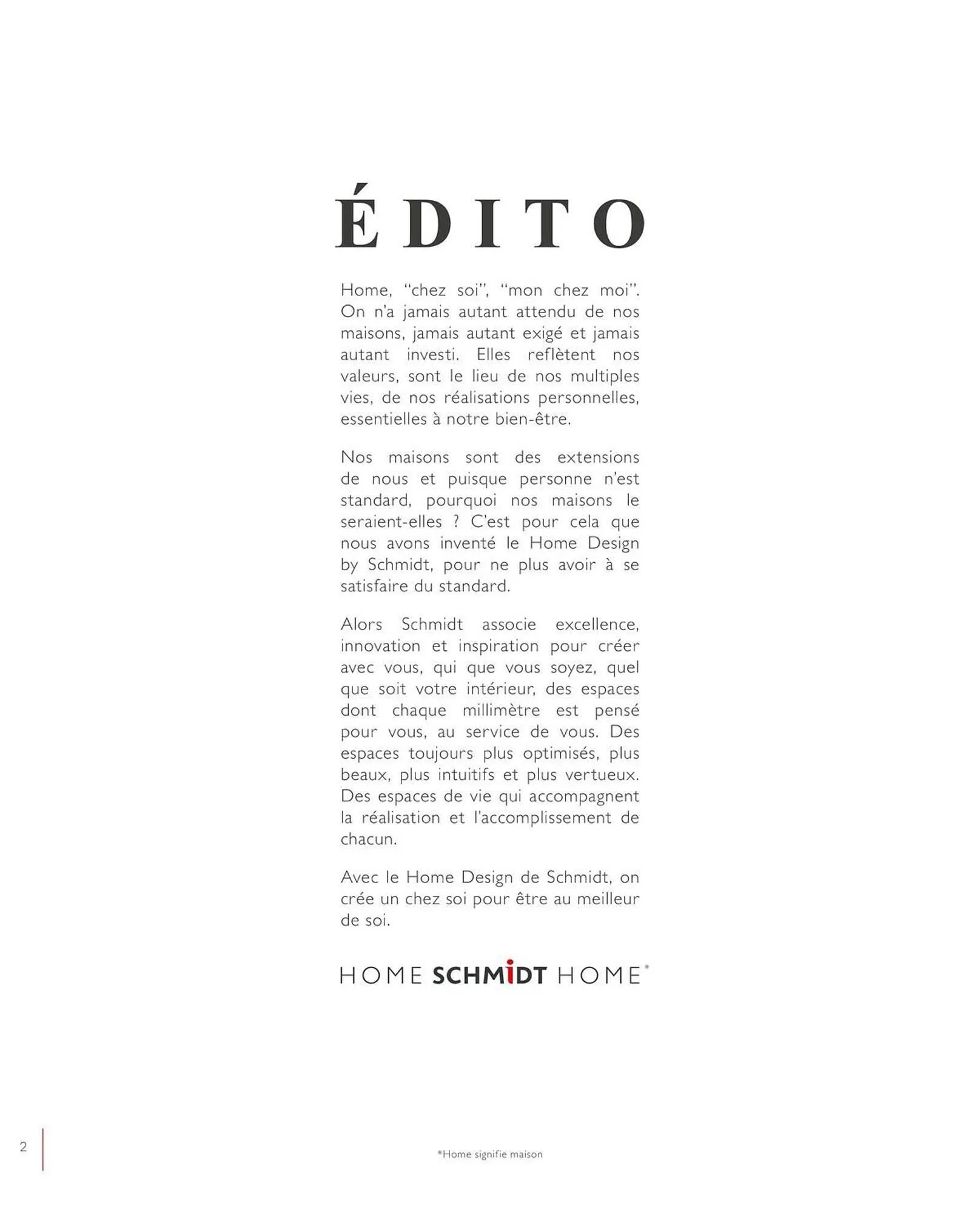 Catalogue Cuisines Schmidt du 8 janvier au 31 décembre 2025 - Catalogue page 2