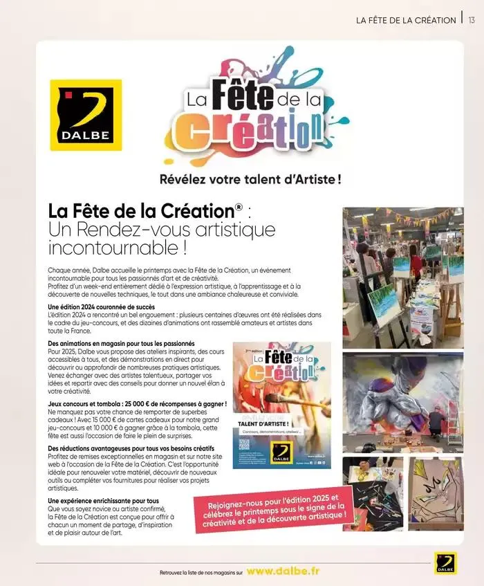 CATALOGUE DALBE 2025 du 27 janvier au 31 décembre 2025 - Catalogue page 15