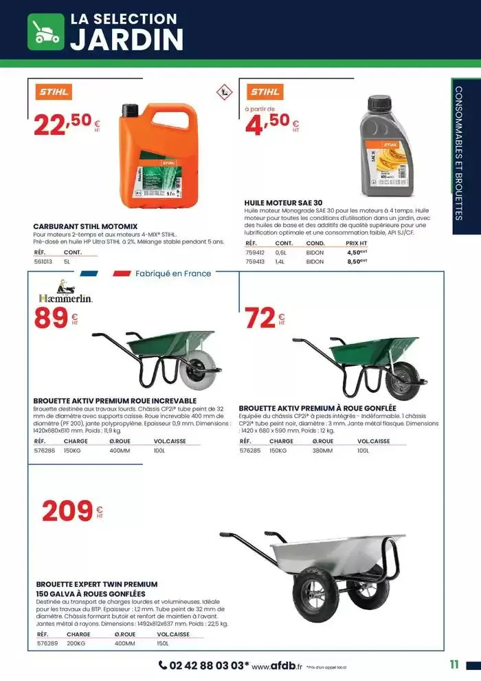 Sélection Jardin Printemps - Été du 28 mars au 26 mai 2025 - Catalogue page 11