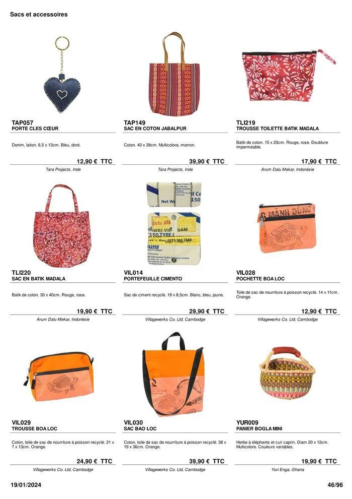 ARTISANAT . DéCORATION . MODE . JOUETS du 9 février au 31 août 2024 - Catalogue page 48