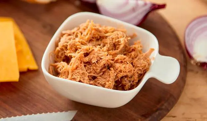 Pulled Pork effiloché de porc à la sauce barbecue