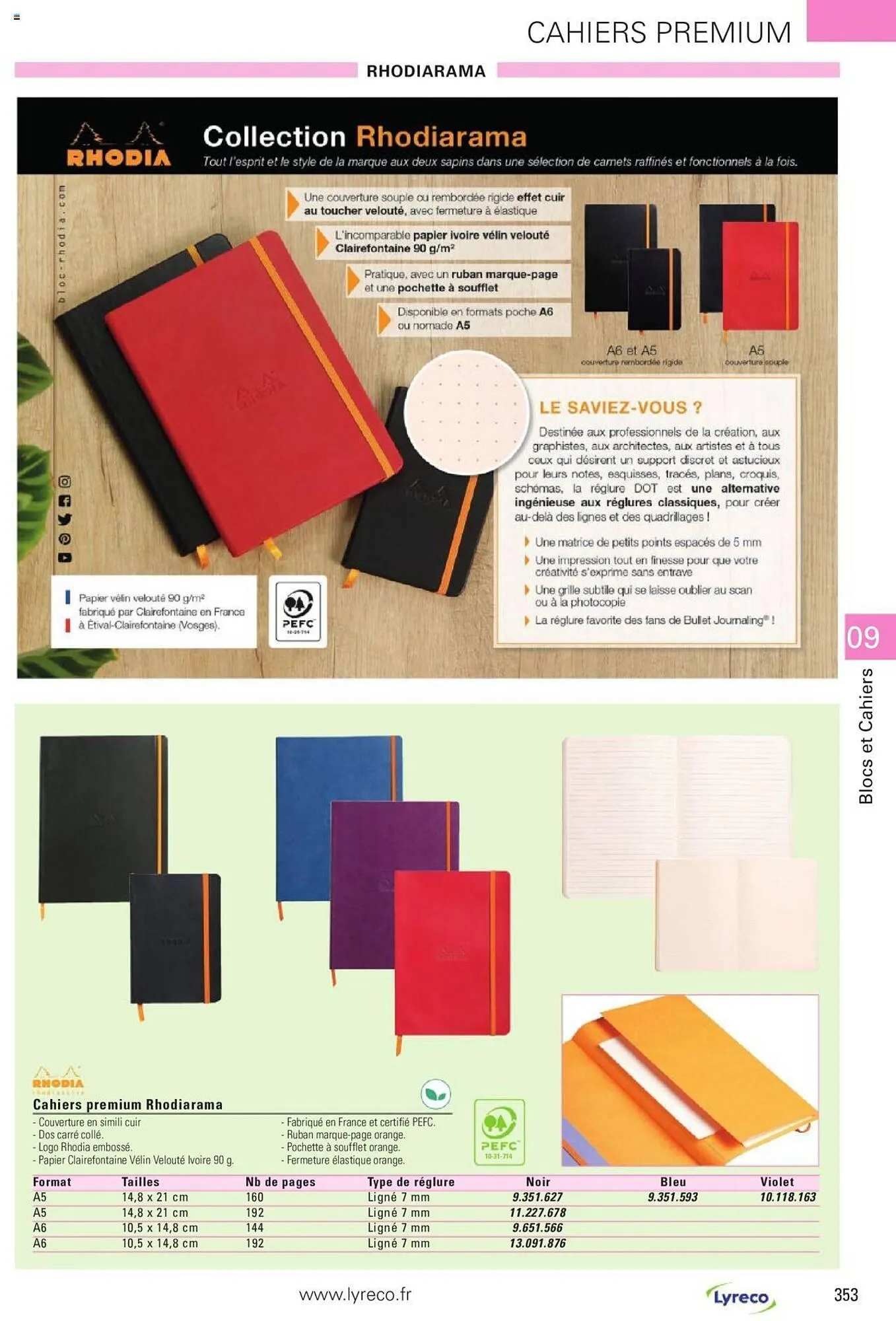 Catalogue Lyreco du 15 mai au 31 décembre 2023 - Catalogue page 353