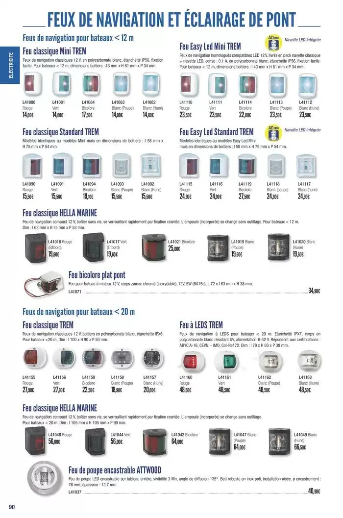 Catalogue Accastillage Diffusion 2025 du 1 janvier au 31 décembre 2025 - Catalogue page 92