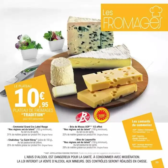 CARTE TRAITEUR PERMANENTE - MIXTE du 27 mars au 24 novembre 2025 - Catalogue page 53