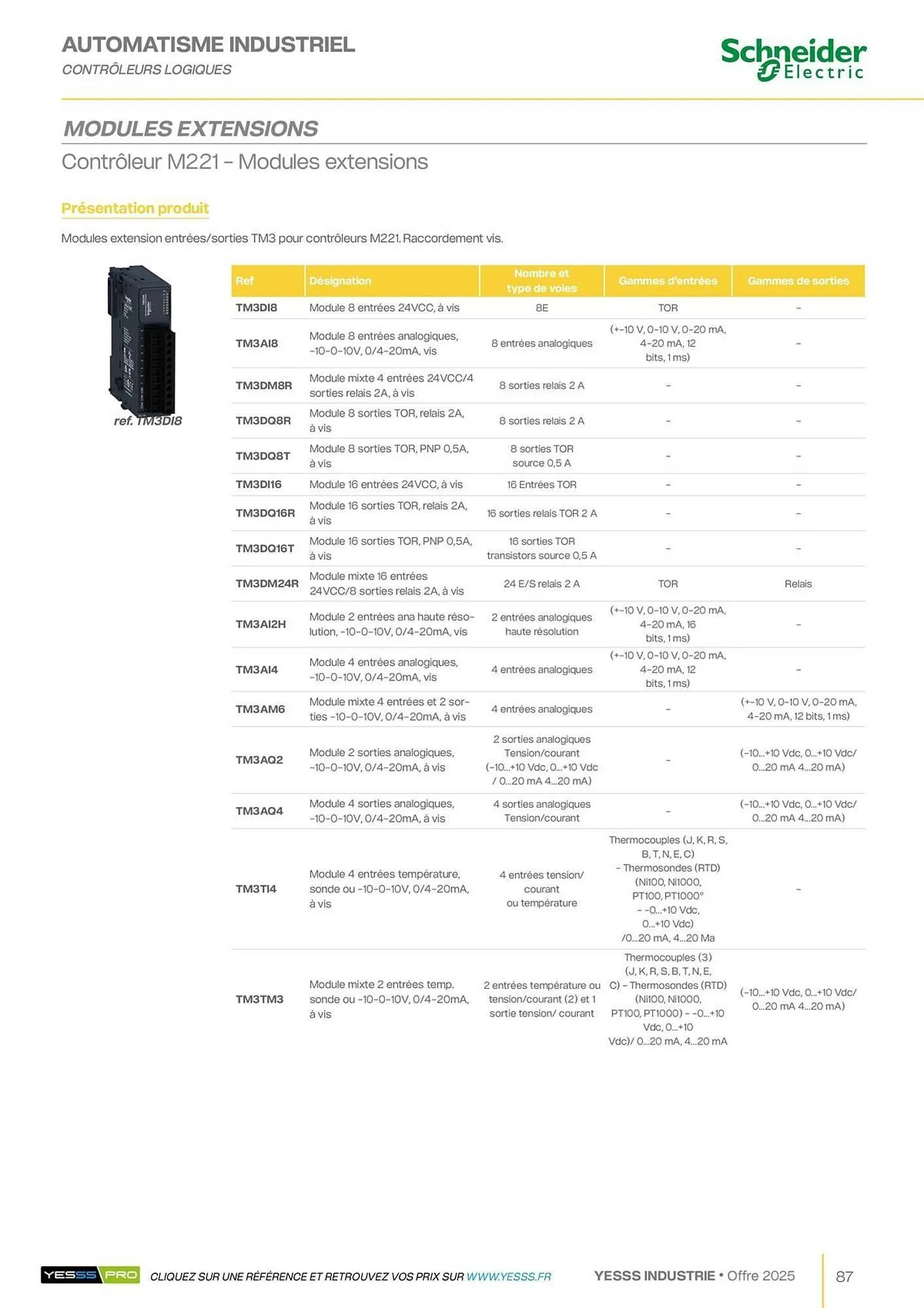 Catalogue Yesss electrique du 28 janvier au 31 décembre 2025 - Catalogue page 89