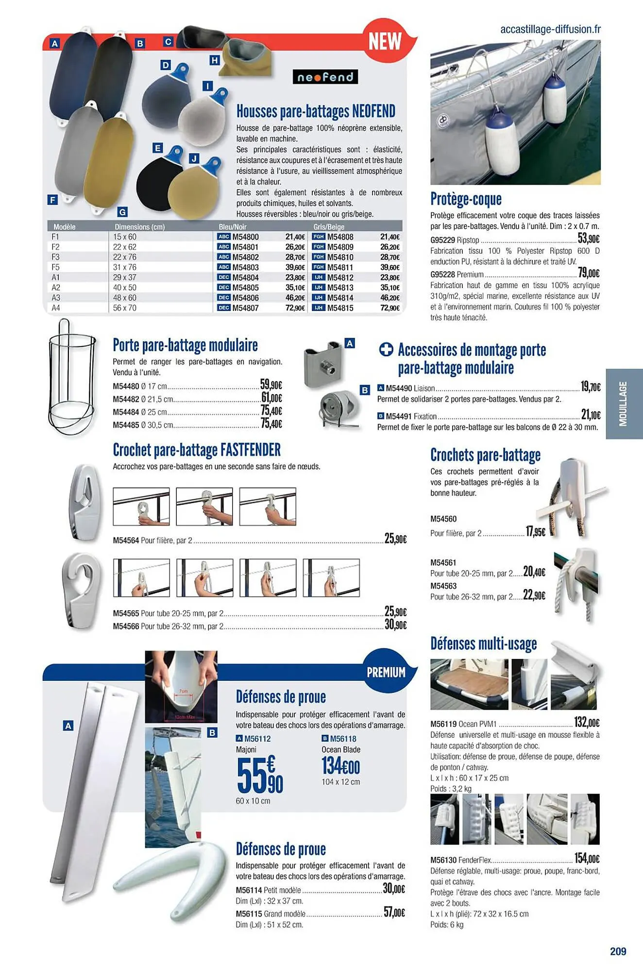 Catalogue Accastillage Diffusion du 1 mars au 31 décembre 2023 - Catalogue page 211
