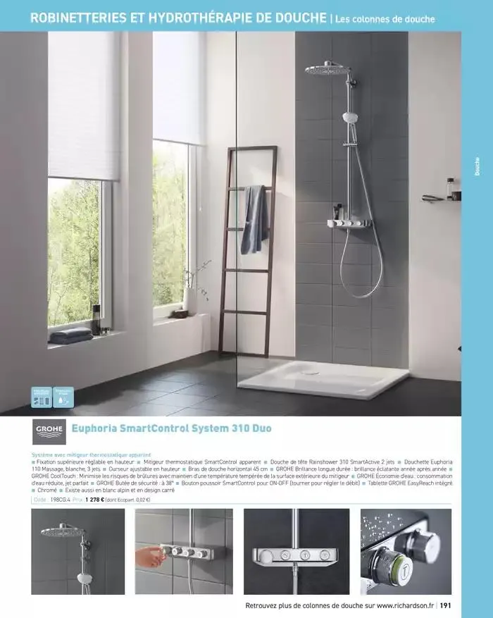 SALLE DE DE BAINS ET CARRELAGE 2025 du 11 avril au 31 décembre 2025 - Catalogue page 193