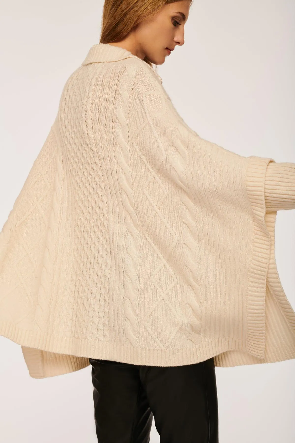 Pull poncho col camionneur