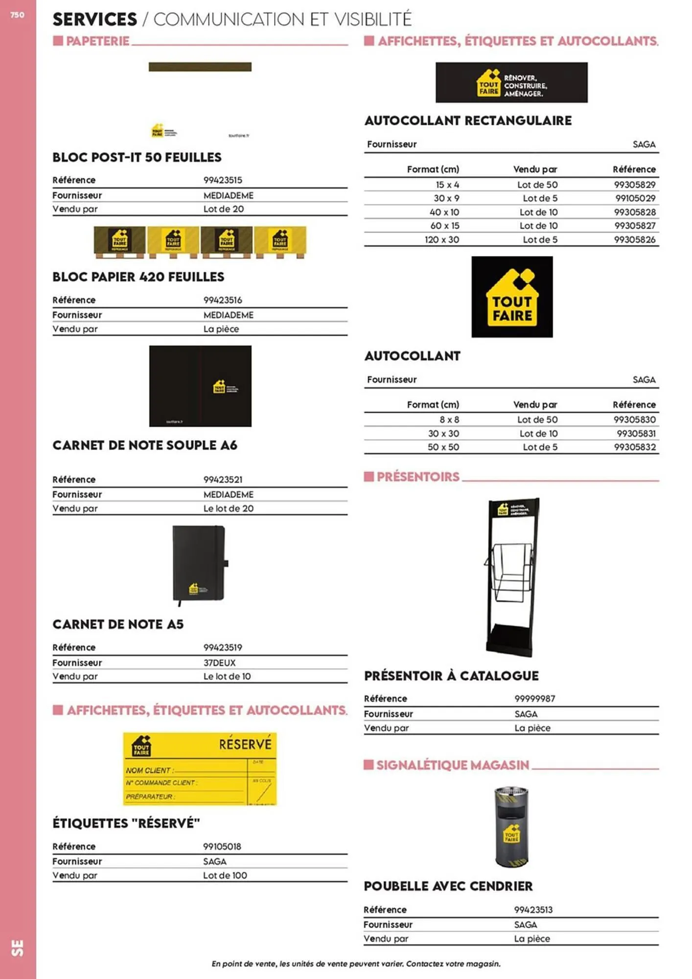 Catalogue Tout faire matériaux du 17 décembre au 30 décembre 2025 - Catalogue page 721