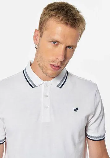 Polo blanc Homme en 100% coton bio