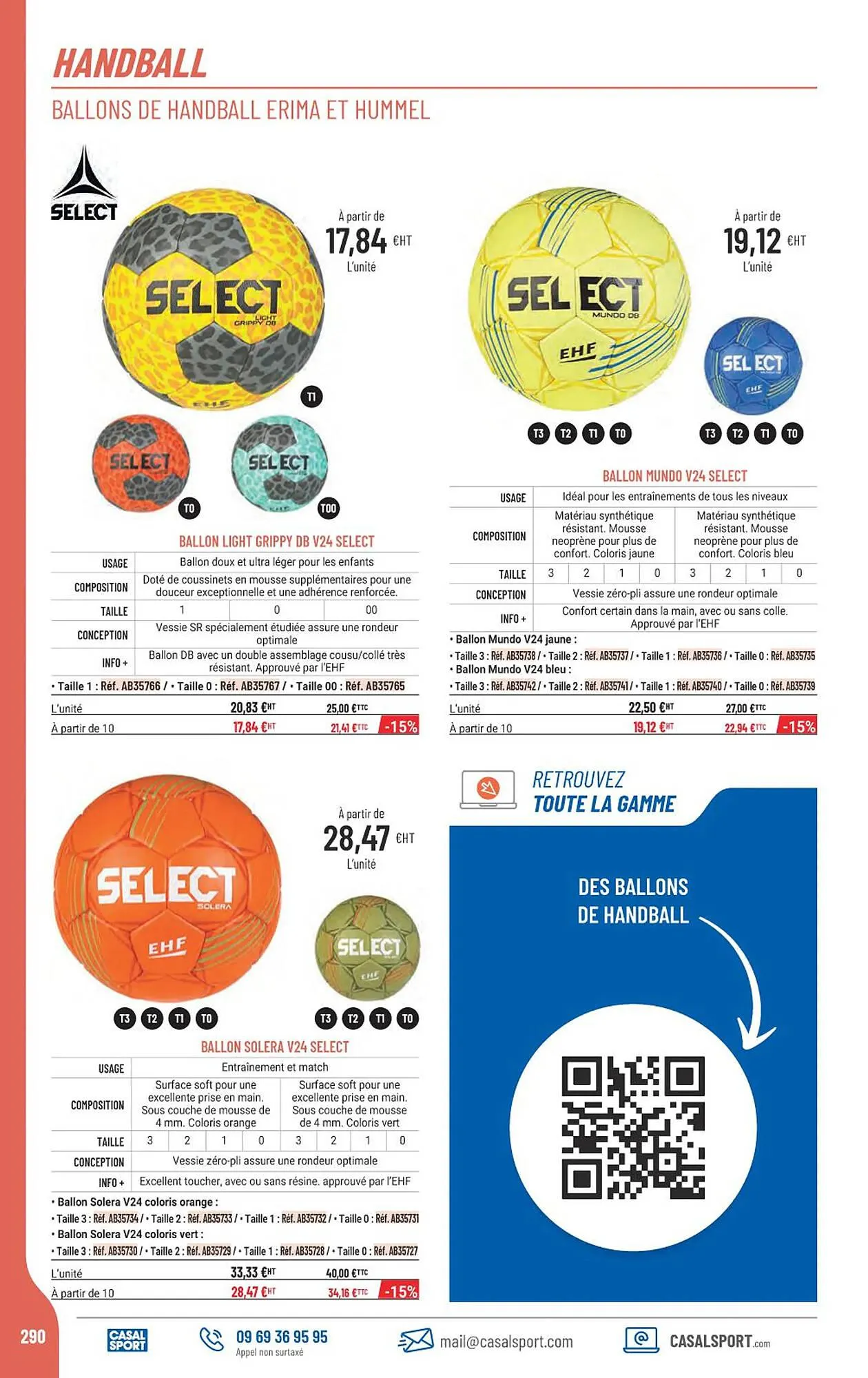 Catalogue Casal Sport du 22 janvier au 31 décembre 2026 - Catalogue page 262