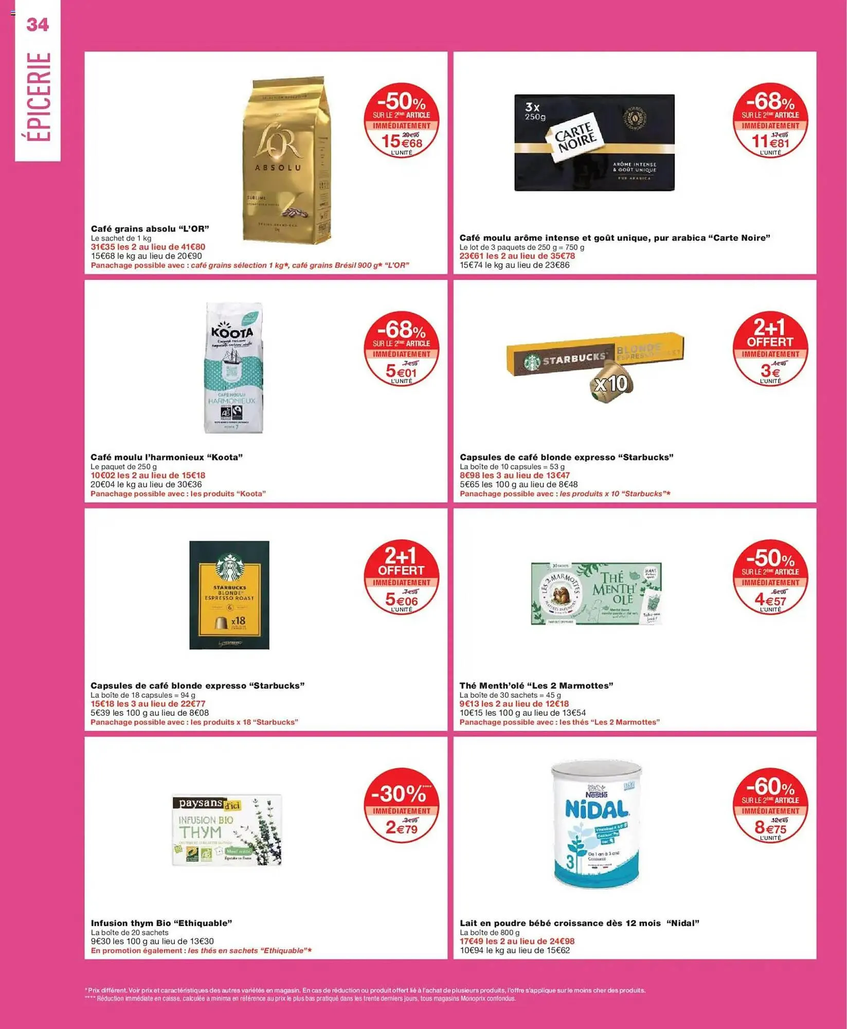Catalogue Monoprix du 4 novembre au 16 novembre 2025 - Catalogue page 34