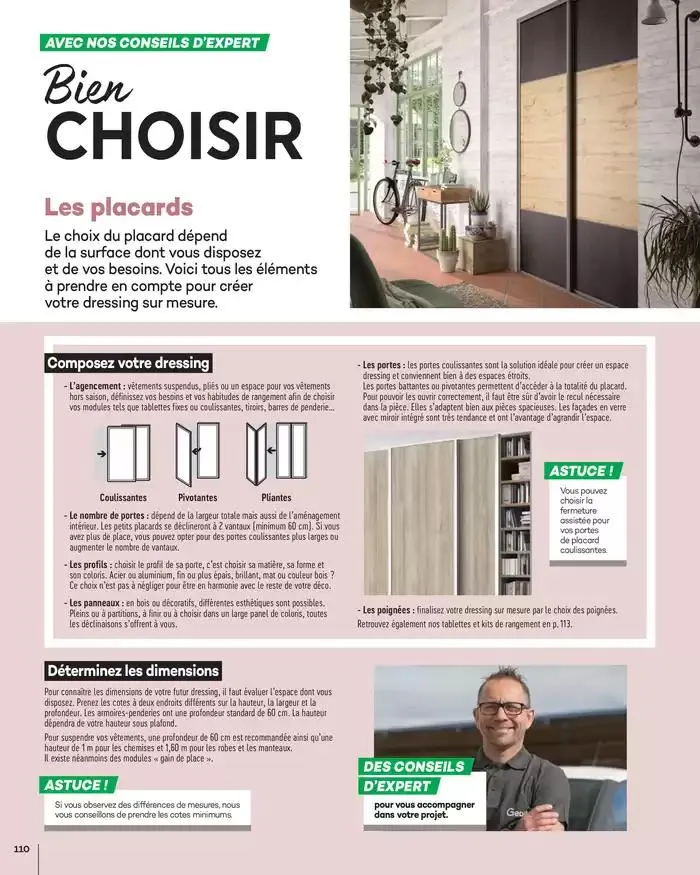 Aménagents Intérieurs 2025 du 1 janvier au 31 décembre 2025 - Catalogue page 110