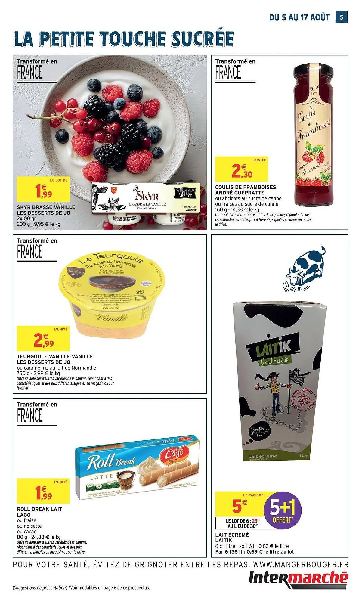 Catalogue Intermarché du 5 août au 17 août 2025 - Catalogue page 5