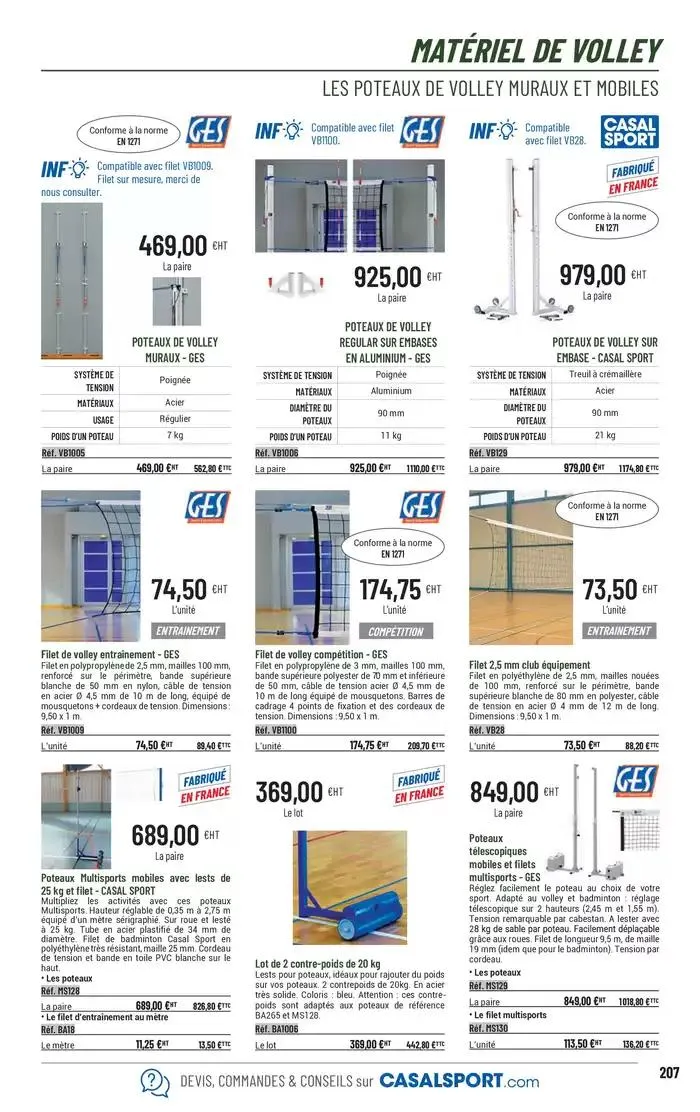 ÉQUIPEMENT SPORTIF du 6 mars au 31 décembre 2025 - Catalogue page 179
