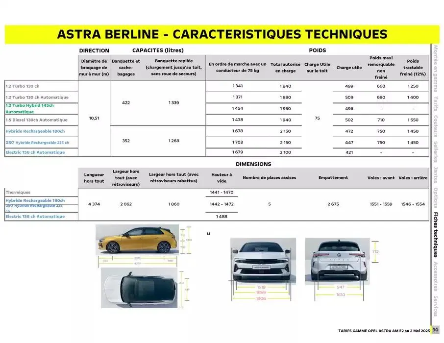 Opel Astra et Astra Sports Tourer du 12 mai au 12 mai 2026 - Catalogue page 31
