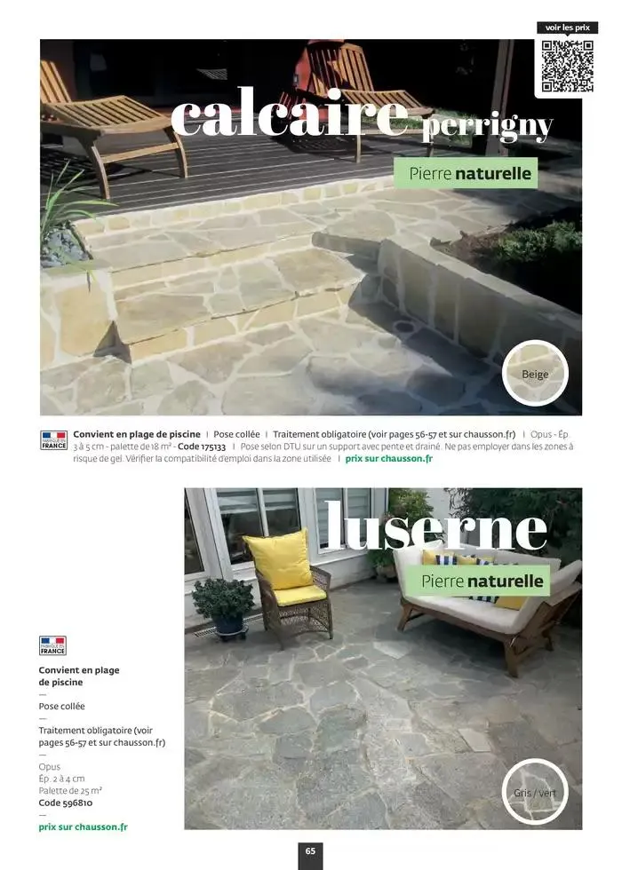 Aménagez votre extérieur SAISON 2025 du 1 janvier au 31 décembre 2025 - Catalogue page 67