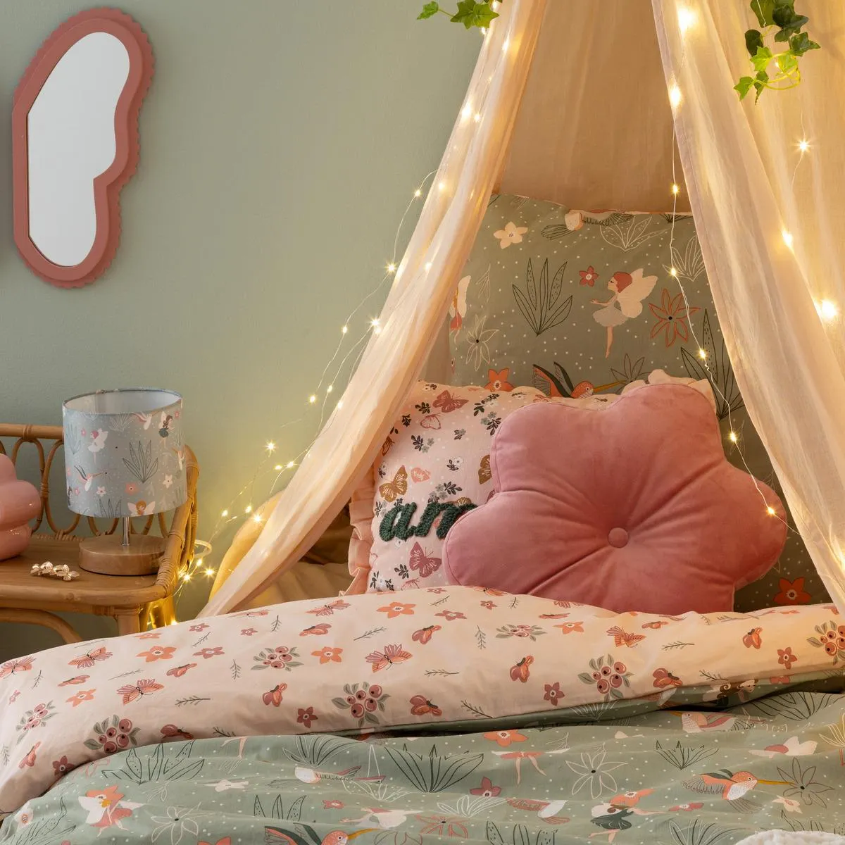 Coussin Fleur "Amelia"