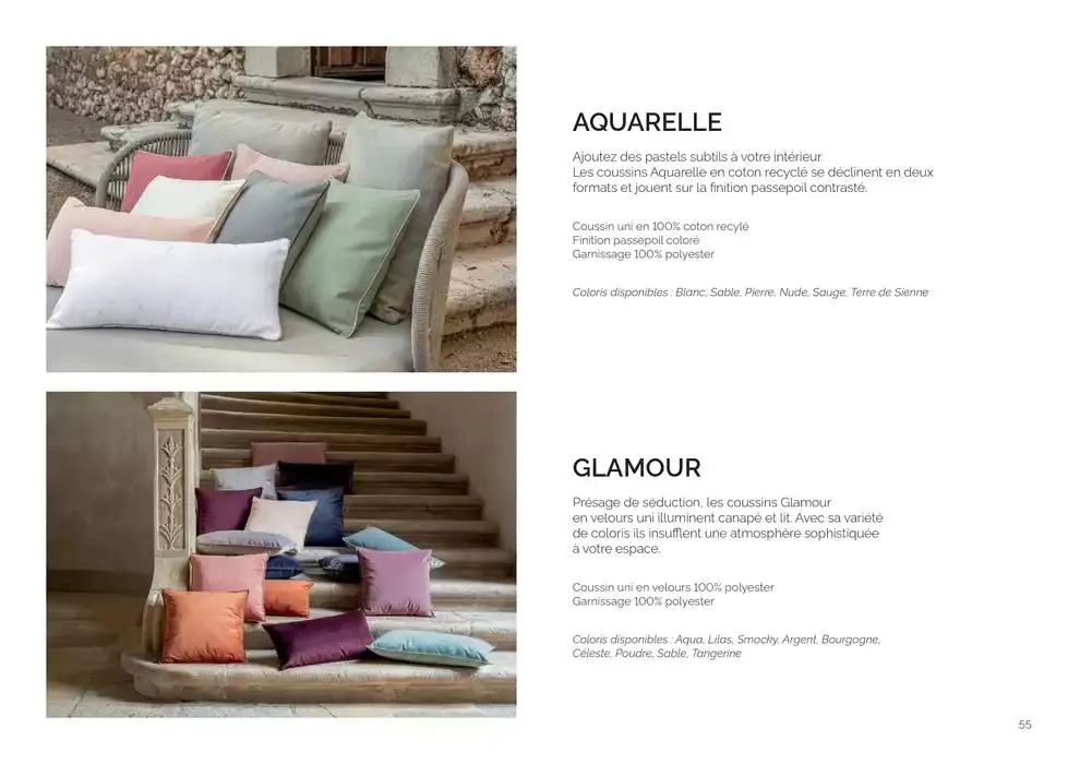 Notre collection Printemps - Ete 2025 du 14 février au 30 août 2025 - Catalogue page 55