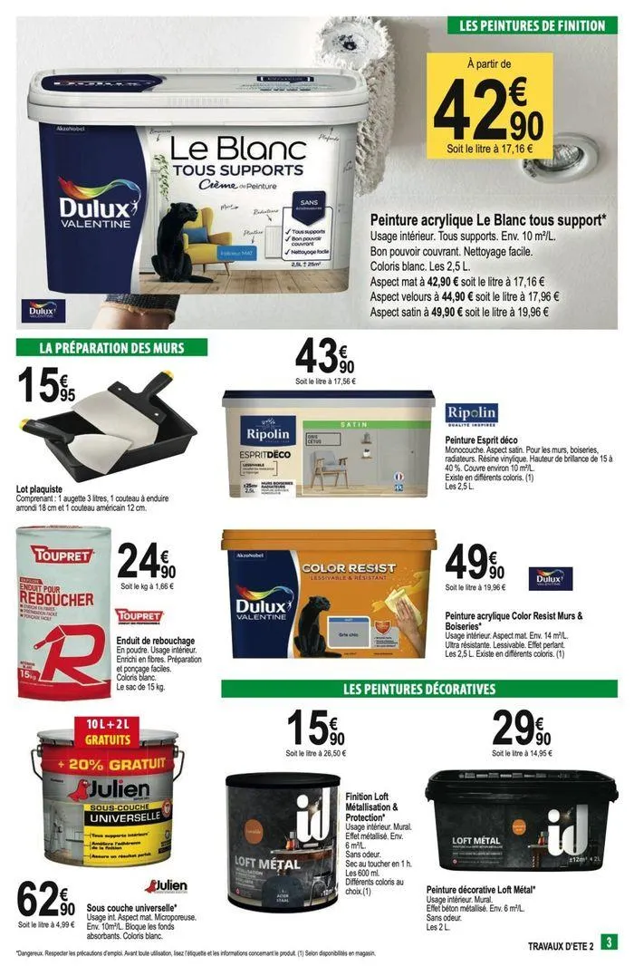 Travaux d'été du 6 août au 24 août 2024 - Catalogue page 9