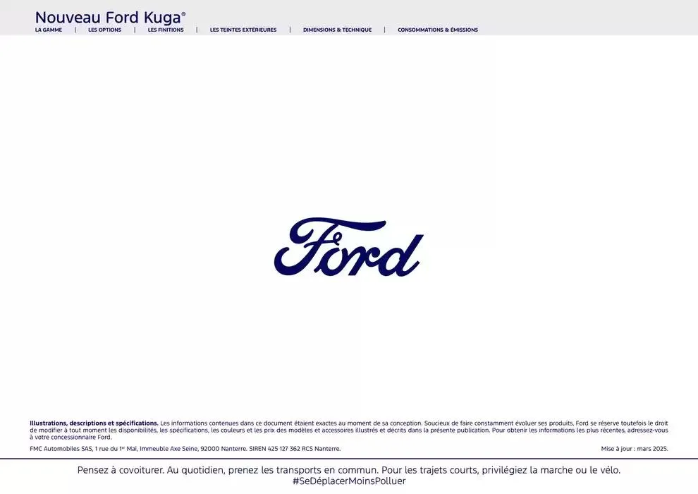 Ford Kuga du 26 mars au 26 mars 2026 - Catalogue page 13