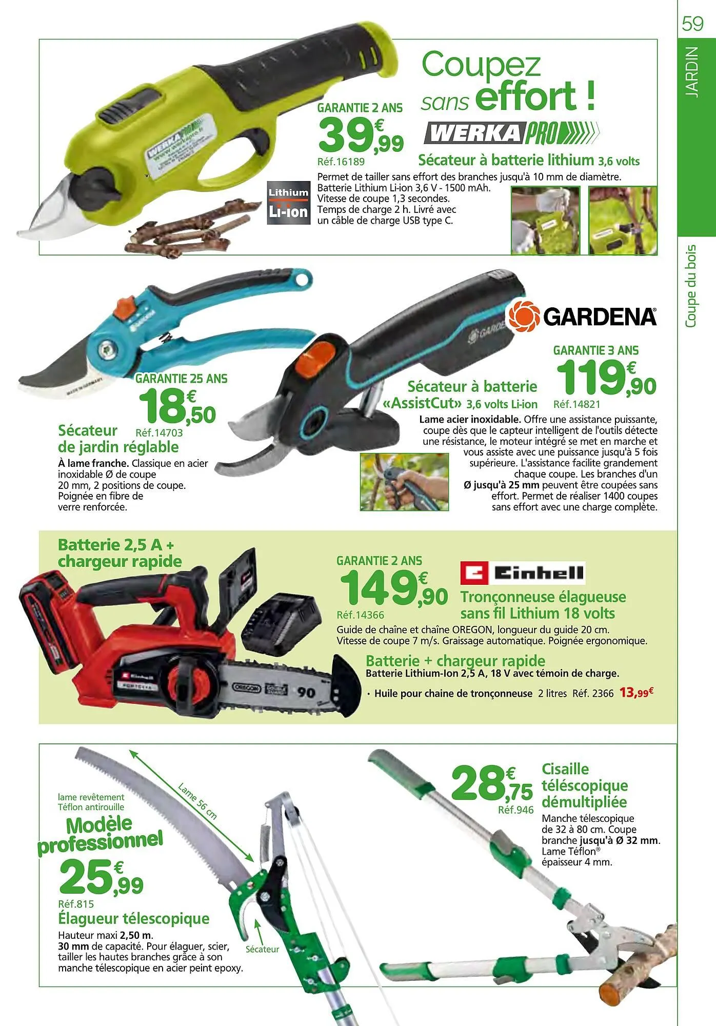 Catalogue Provence Outillage du 3 février au 1 mars 2026 - Catalogue page 59