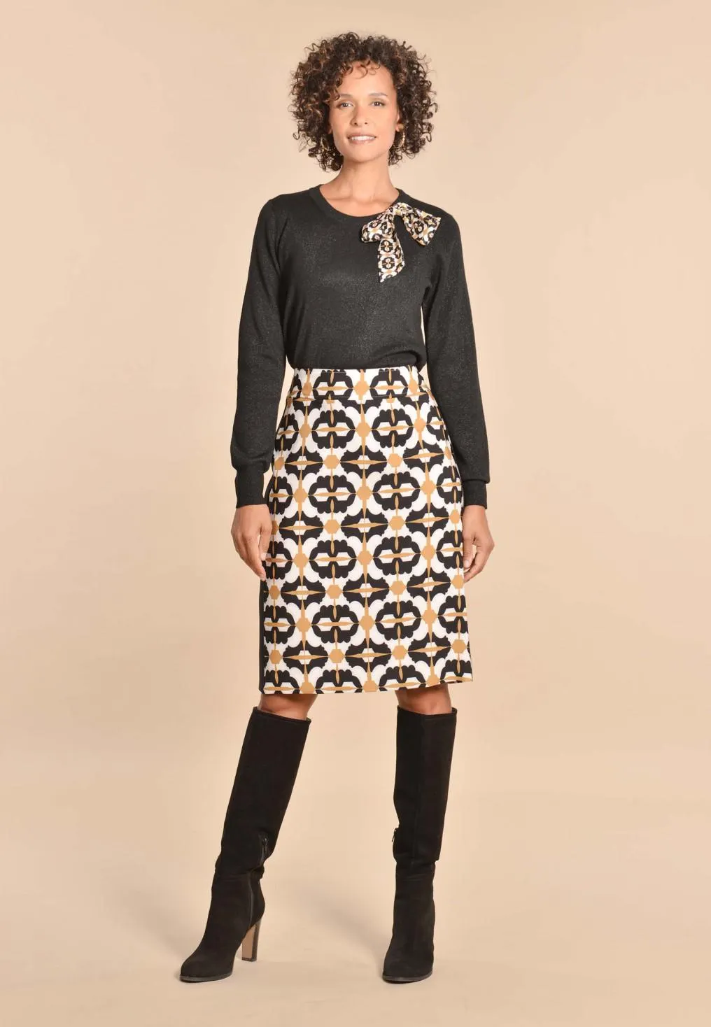 CARLINA - JUPE - AMBRE