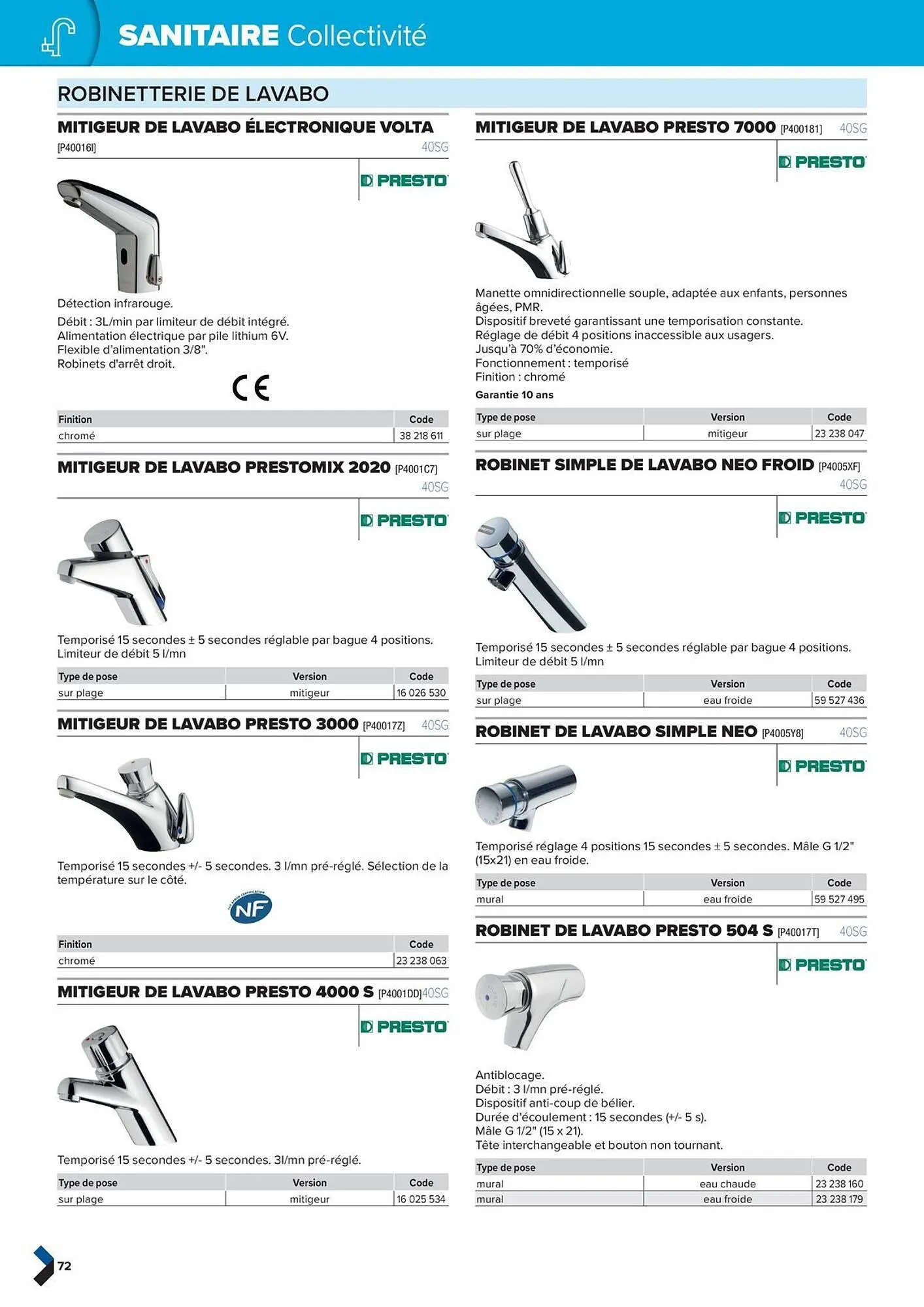 Catalogue Prolians du 2 octobre au 31 décembre 2025 - Catalogue page 72