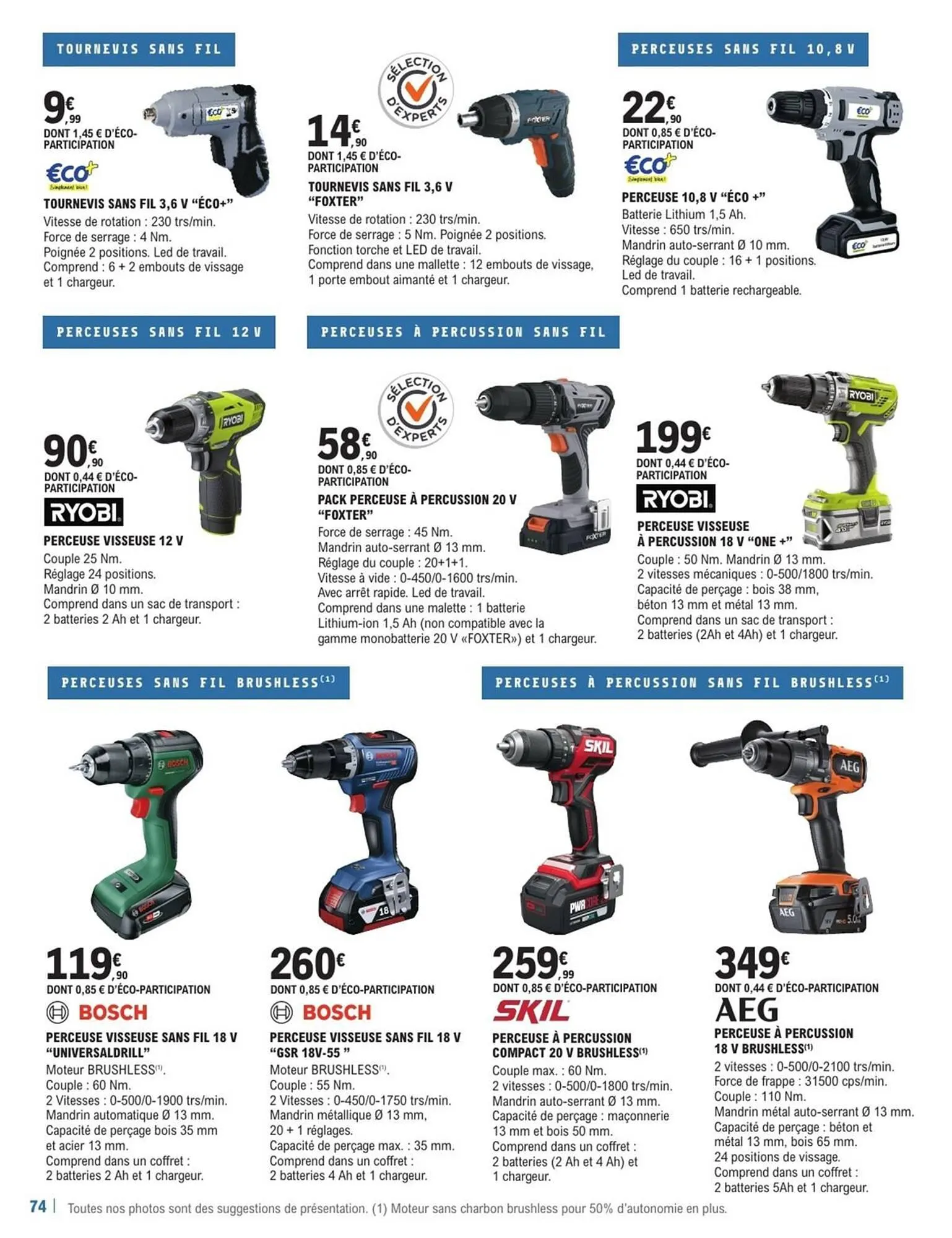 Catalogue E.Leclerc Brico du 28 mai au 31 décembre 2025 - Catalogue page 74