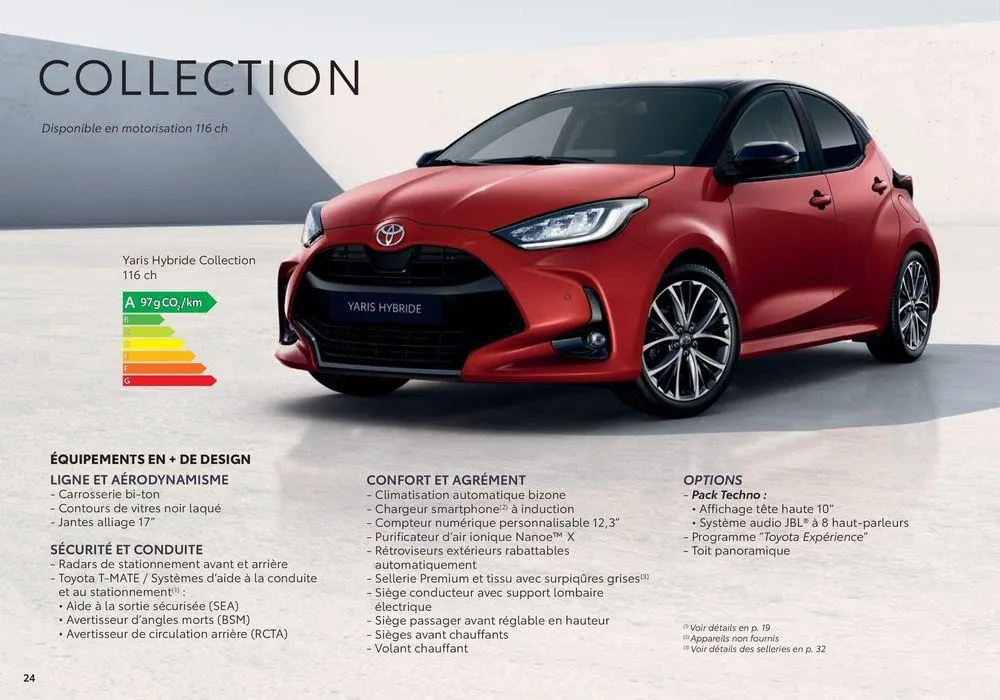 Toyota Nouvelle Yaris du 18 juin au 18 juin 2025 - Catalogue page 24