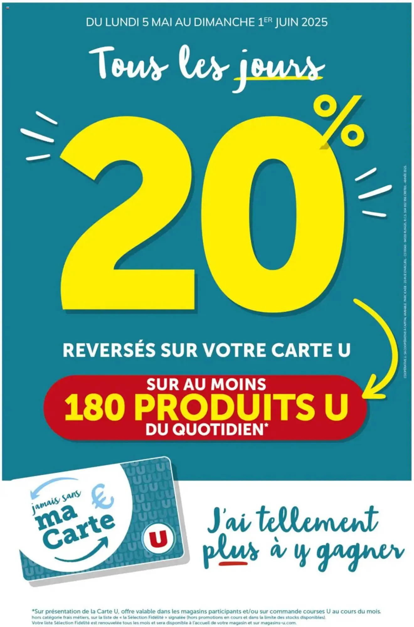 Catalogue Super U du 5 mai au 1 juin 2025 - Catalogue page 1