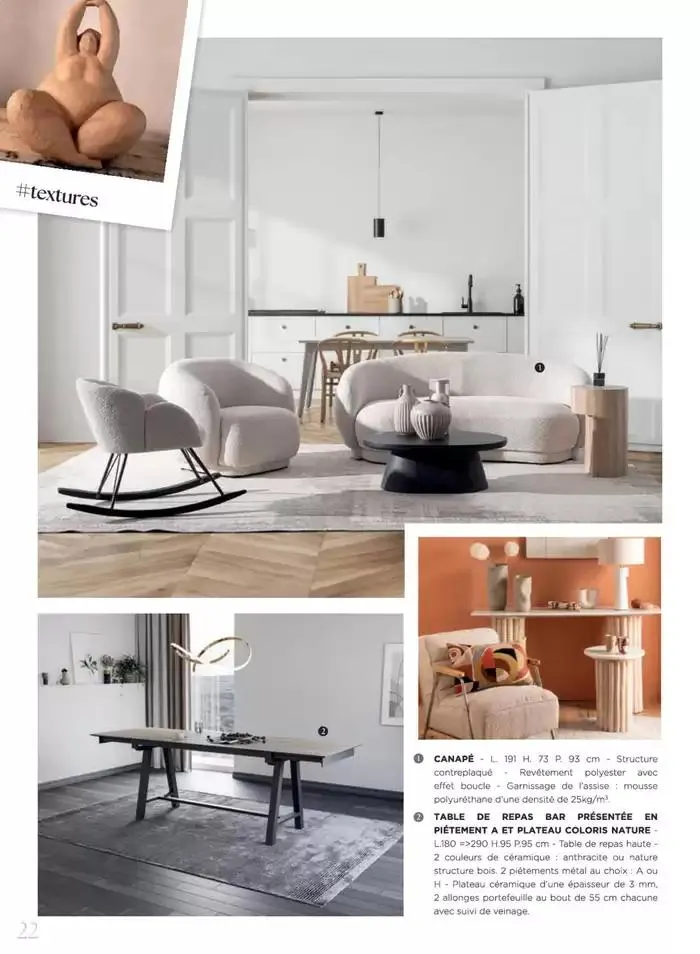 Réinventez votre intérieur du 10 février au 31 mars 2025 - Catalogue page 22