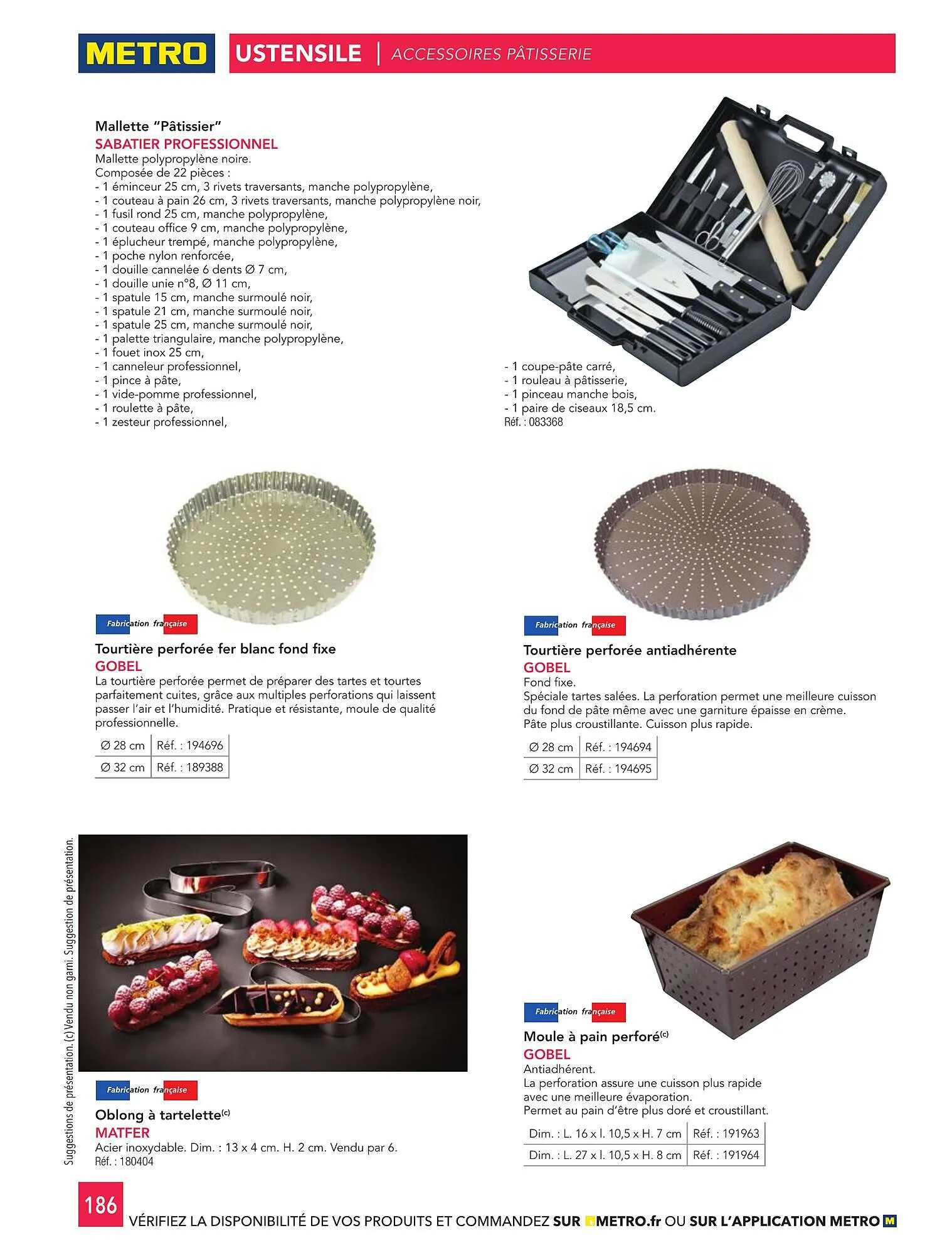 Catalogue METRO du 1 janvier au 31 décembre 2026 - Catalogue page 186