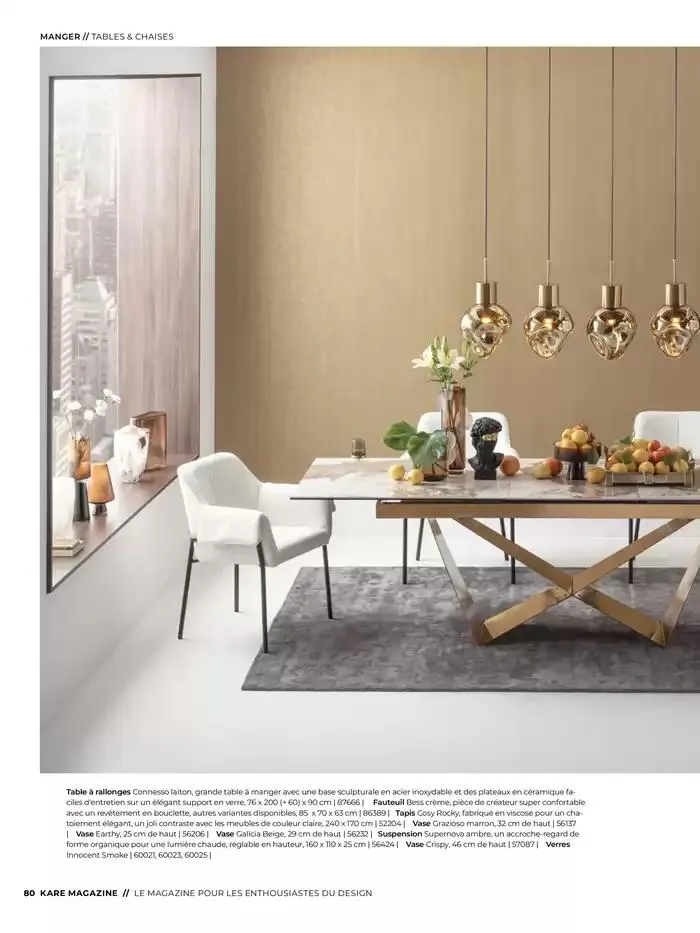 LE MAGAZINE POUR LES ENTHOUSIASTES DU DESIGN du 6 février au 31 décembre 2025 - Catalogue page 80