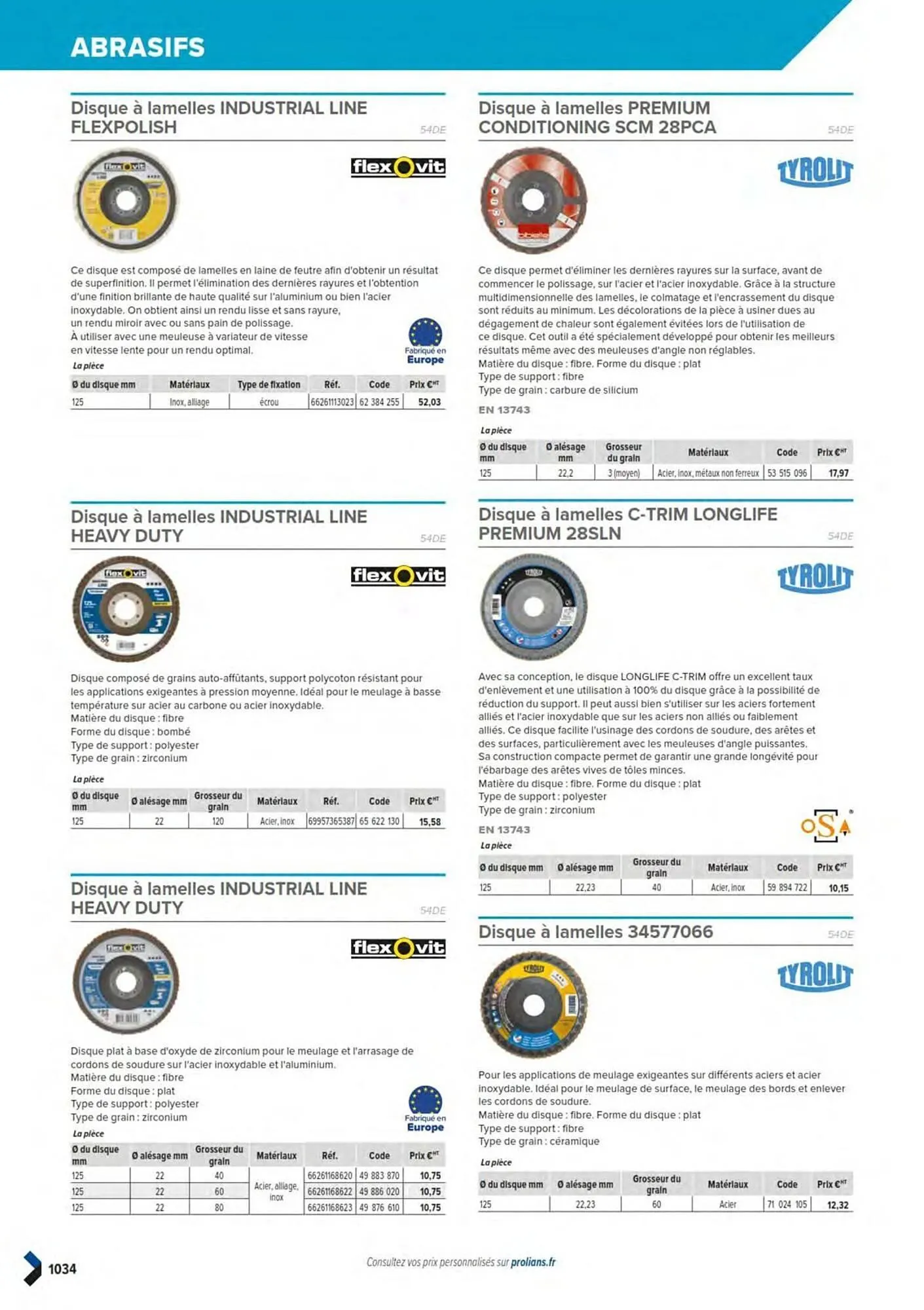 Catalogue Prolians du 11 mars au 31 décembre 2025 - Catalogue page 1036