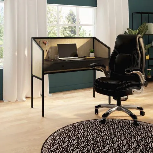 Fauteuil de bureau ergonomique DARKOO gris et noir