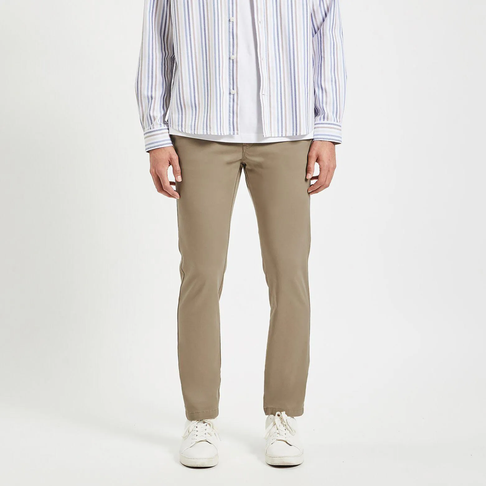 Pantalon chino slim "le parfait by JULES" - Beige